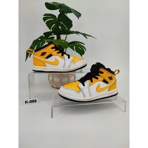 Nike Toddler Air Jordan 1 Mid Flight Yellow Shoes Size 9C US